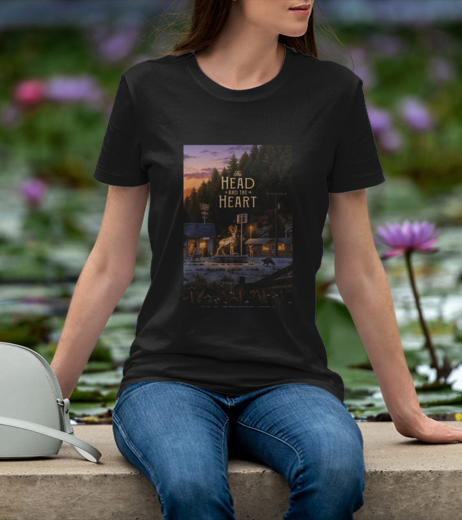 The Head And The Heart July 16 2026 Red Rocks Amphitheatre Morrison CO T-Shirt