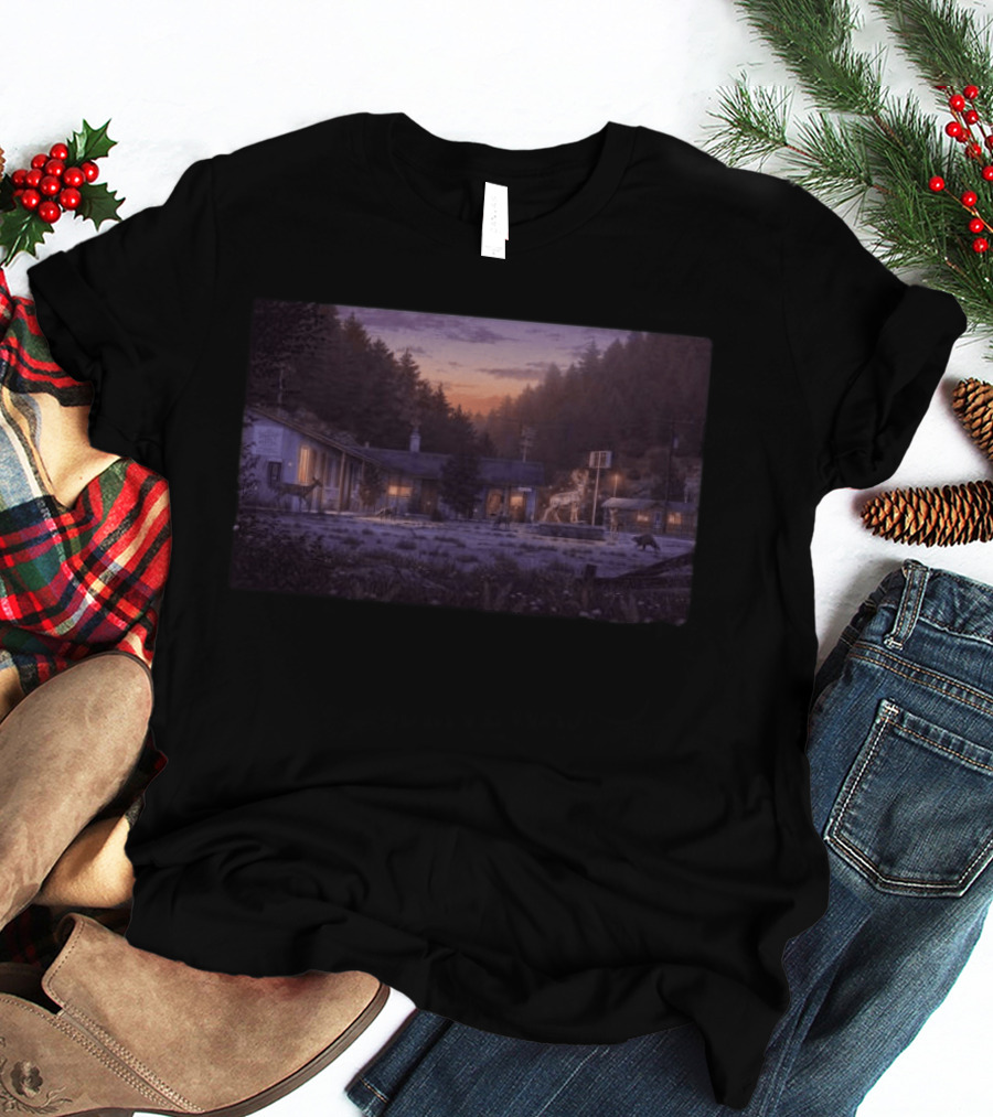 The Head And The Heart Red Rocks CO July 15 16 2026 Motel Sunset Forest Deer T-Shirt