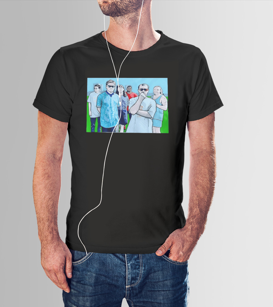 The Office Cast Illustrated Group Scene T-Shirt