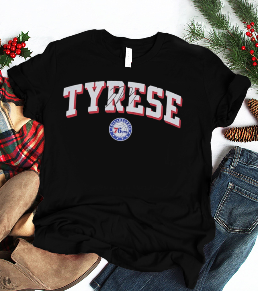 Tyrese Maxey Philadelphia 76ers Basketball Taam T-Shirt