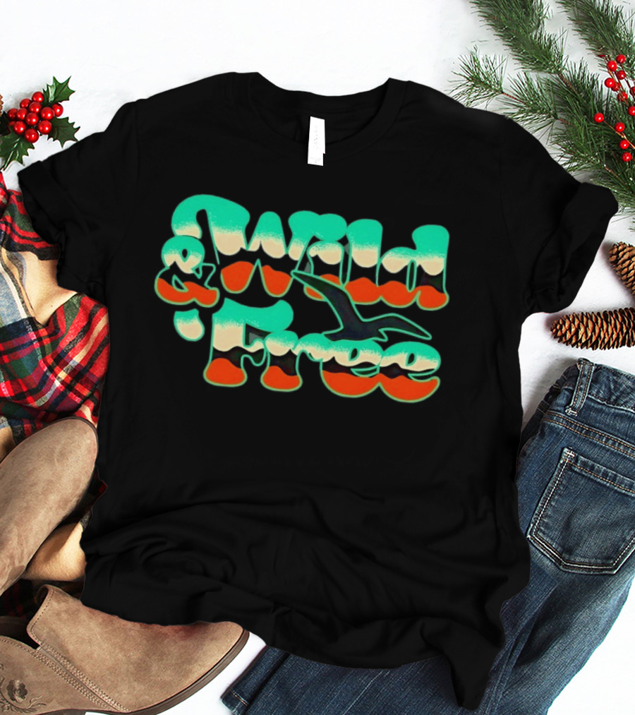 Wild And Free Bird Flight T-Shirt