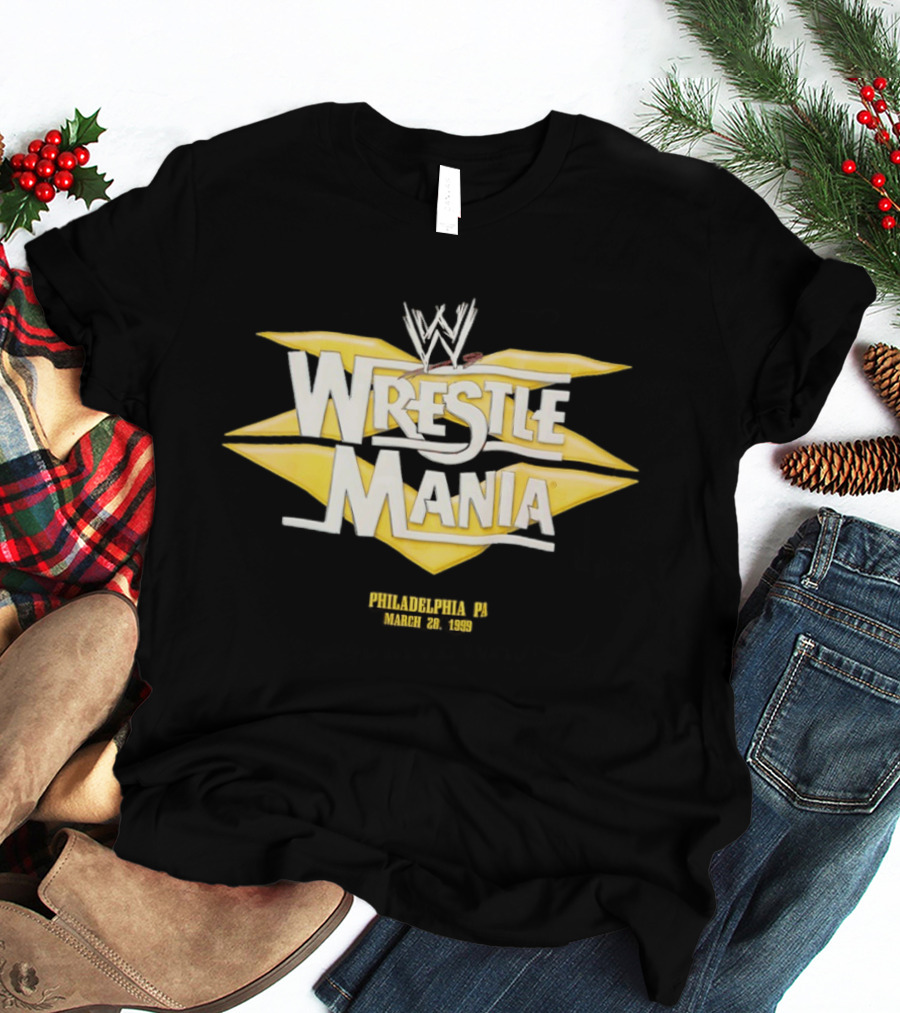 WWE WrestleMania XV Philadelphia March 28 1999 T-Shirt