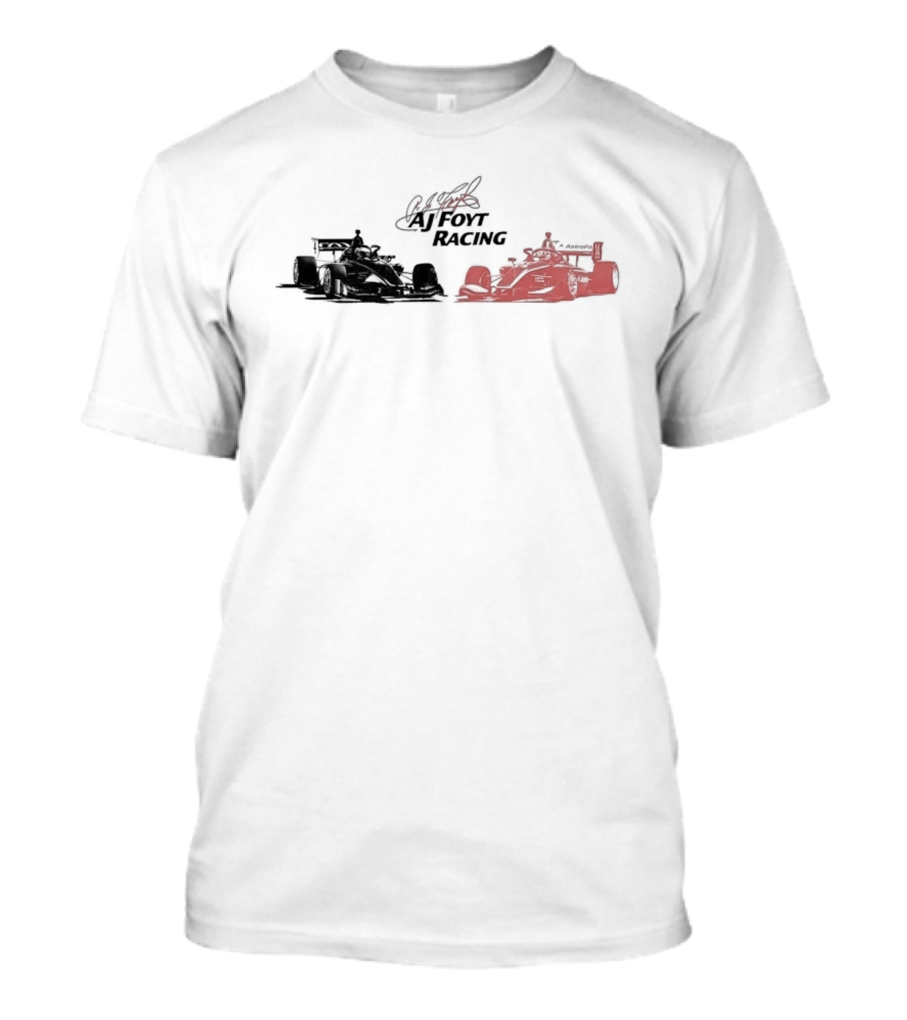 AJ Foyt Racing INDY NXT IndyCar Team Logo Racing Cars T-Shirt