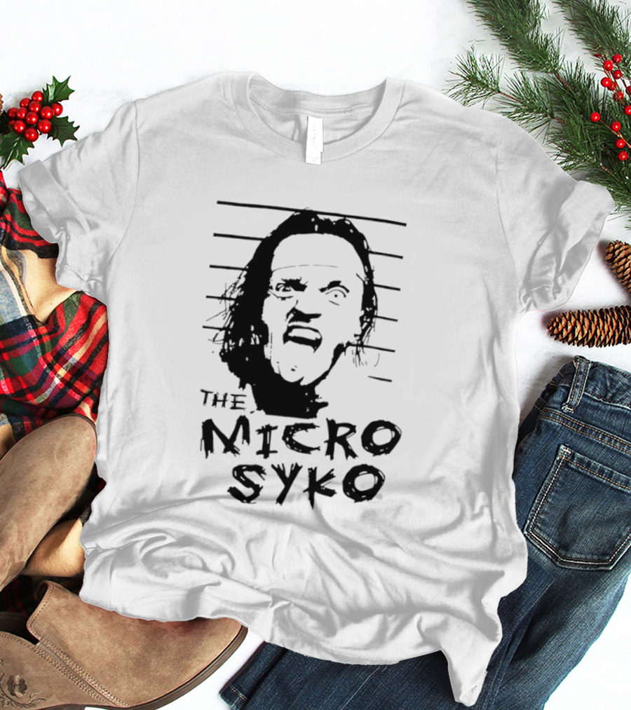 John Weena Wearing The Micro Syko Iconic Face T-Shirt