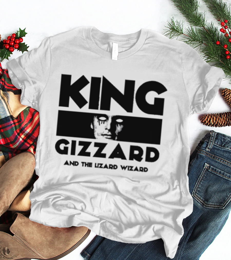 King Gizzard And The Lizard Wizard Face Illusion T-Shirt