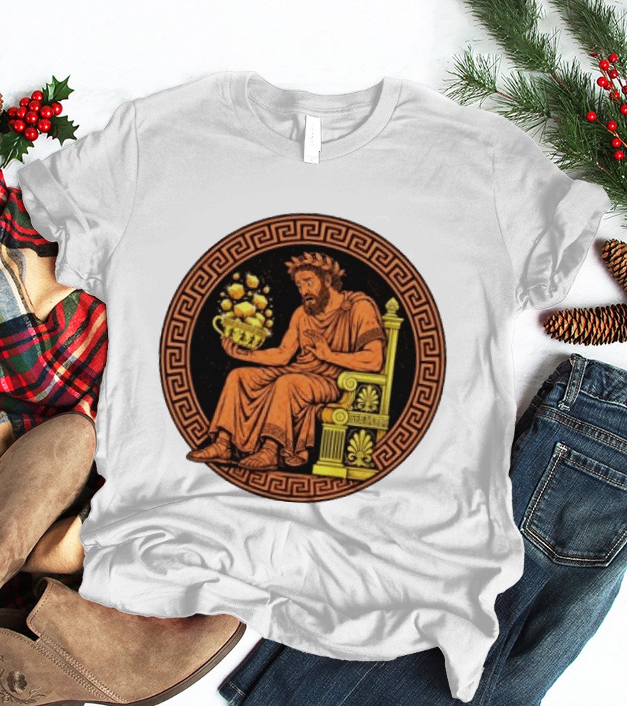 King Midas Ancient Greek Mythology Gold Transformative Touch T-Shirt