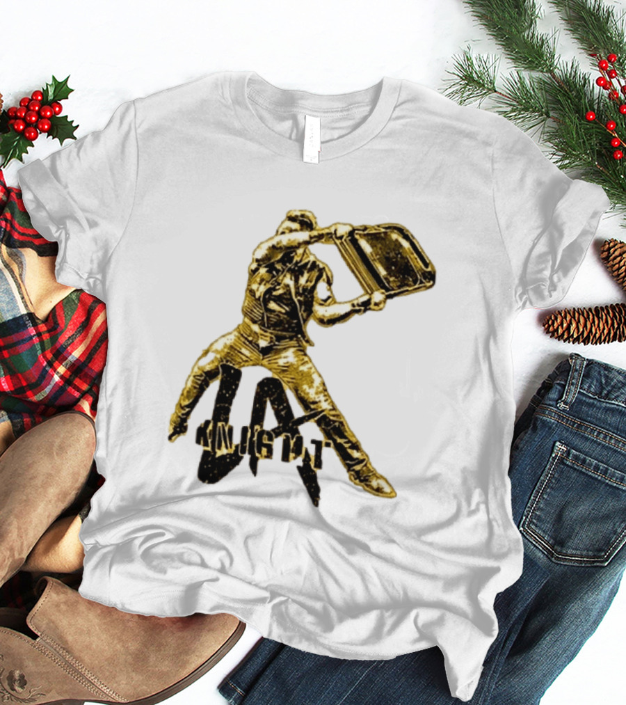 LA Knight Wrestling Iconic Folding Chair Action T-Shirt