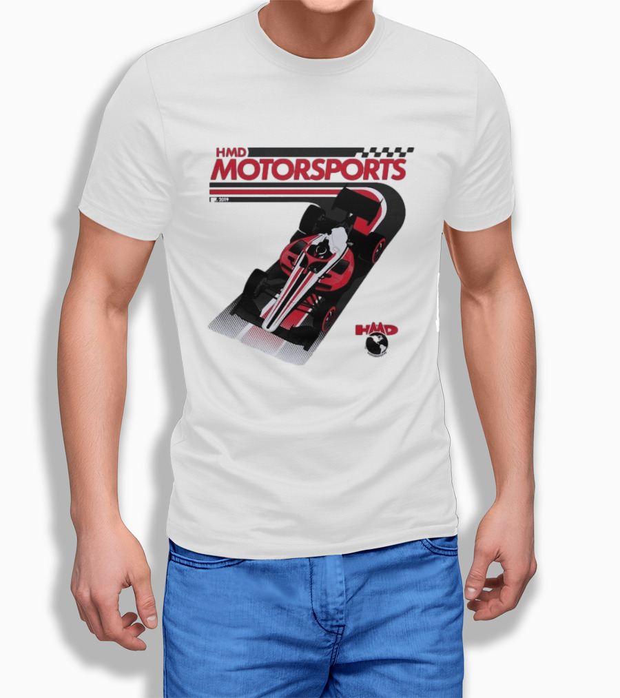 HMD Motorsports Indy NXT 2026 Racing Car T-Shirt