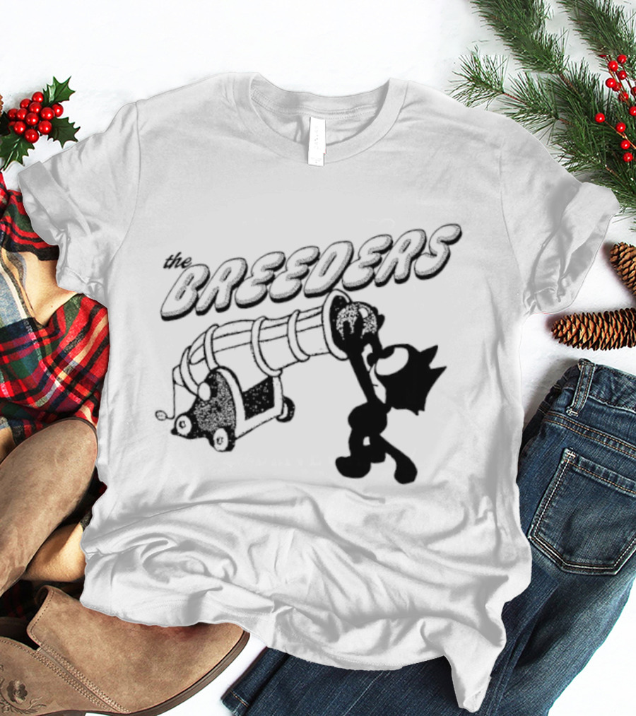 The Breeders Felix The Cat Cannon Alternative Rock T-Shirt