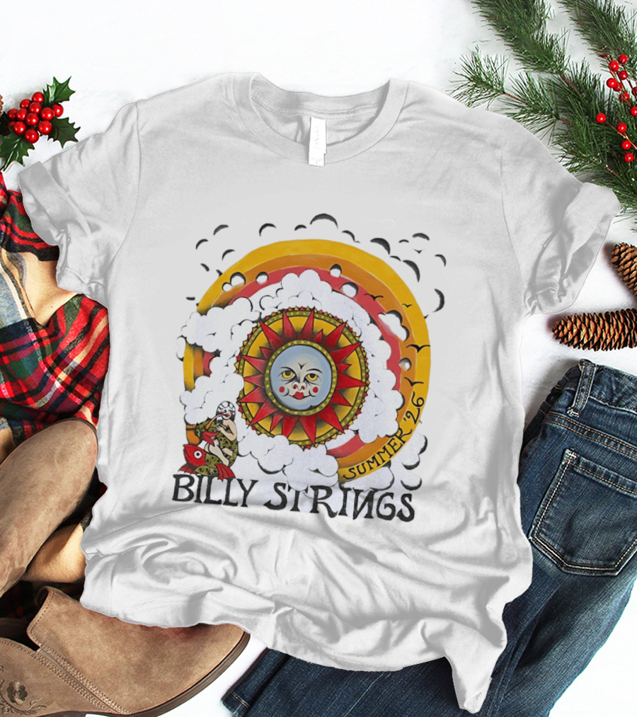 Billy Strings Sun Face Summer 2026 Tour T-Shirt