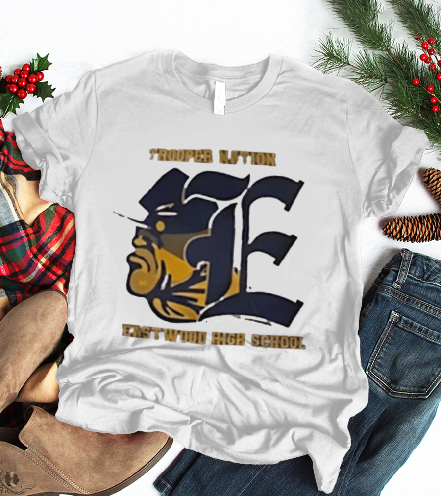 Trooper Nation Eastwood High School Football FE T-Shirt