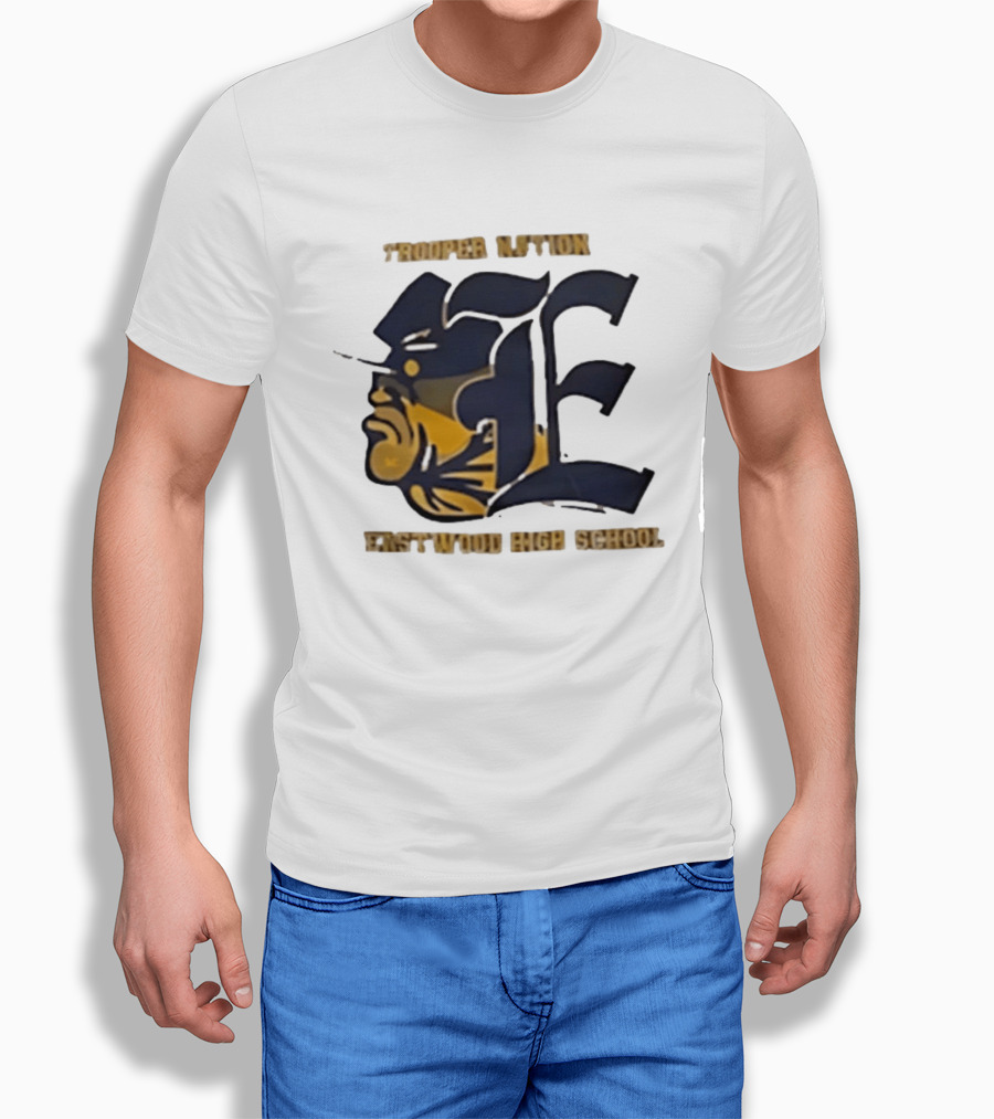 Trooper Nation Eastwood High School Football FE T-Shirt