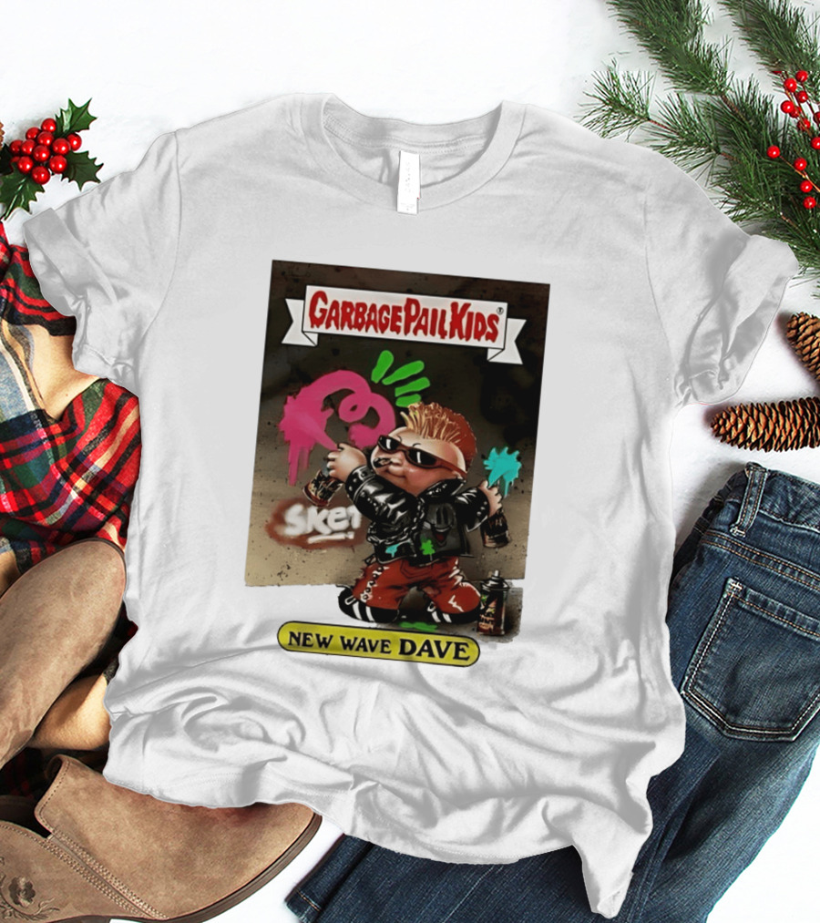 New Wave Dave Garbage Pail Topps T-Shirt