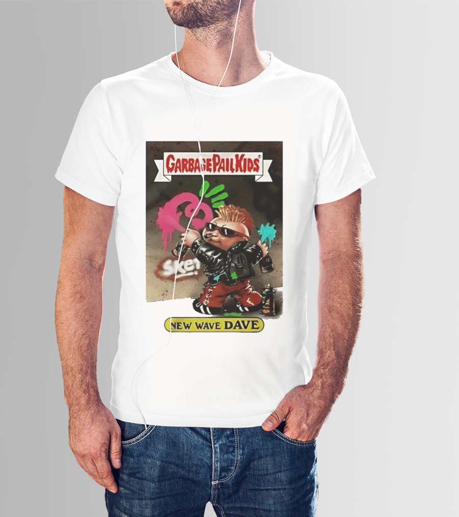 New Wave Dave Garbage Pail Topps T-Shirt