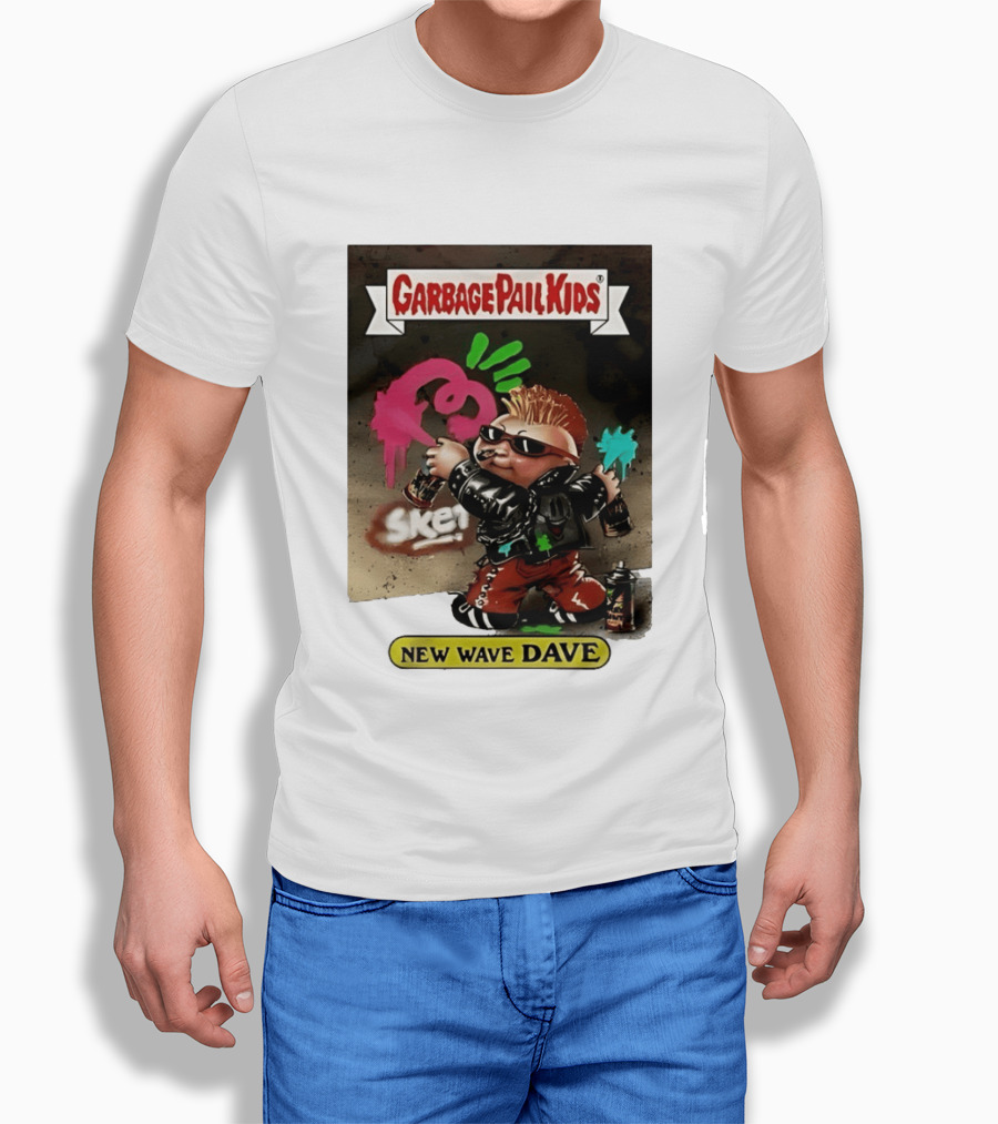 New Wave Dave Garbage Pail Topps T-Shirt