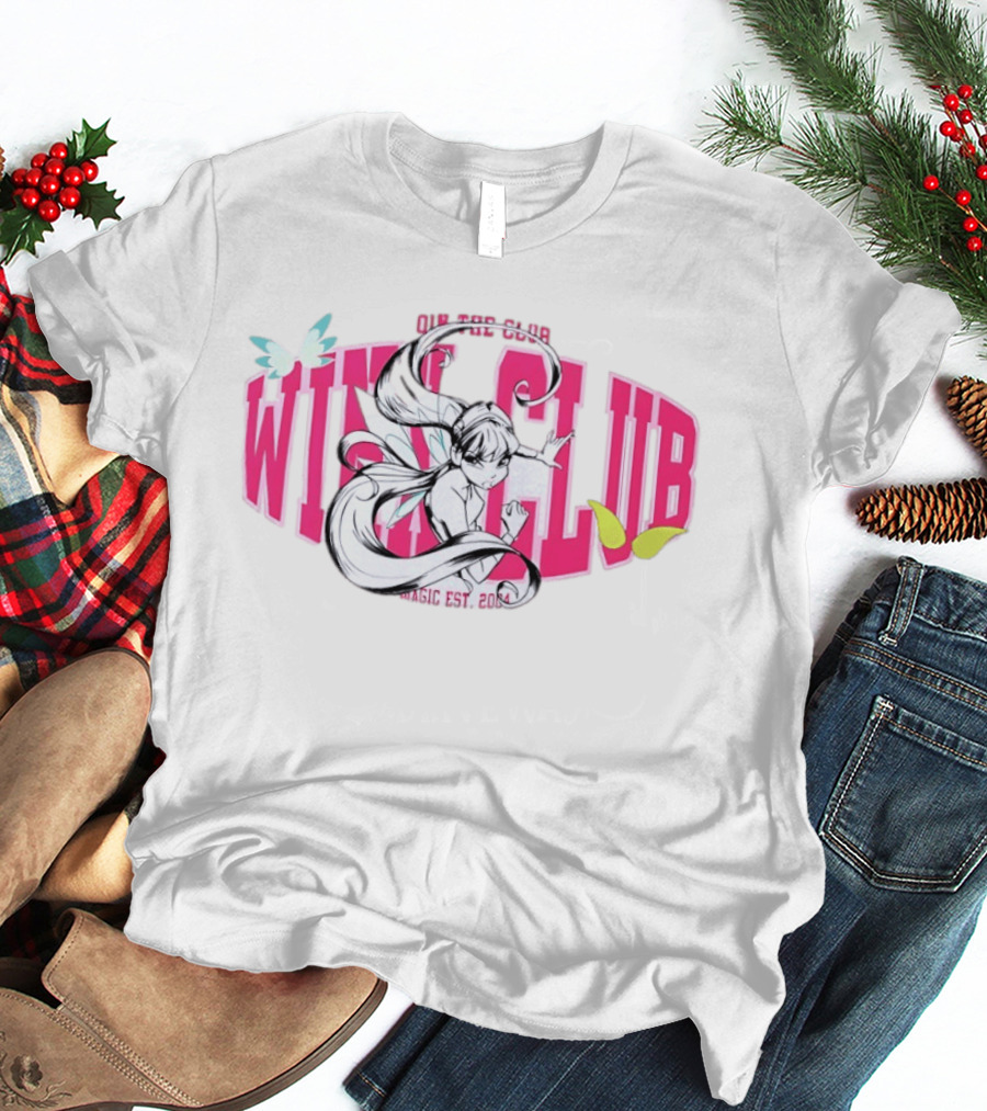 Winx Club Join The Club Magic Est 2004 Butterfly T-Shirt