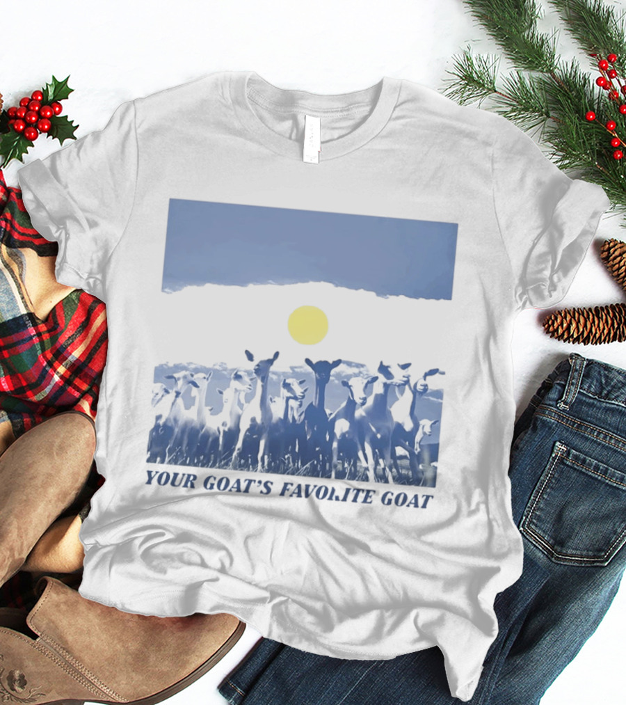 YOUR GOAT'S FAVORITE GOAT Moonlit Pasture T-Shirt