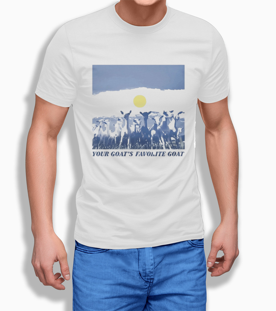 YOUR GOAT'S FAVORITE GOAT Moonlit Pasture T-Shirt