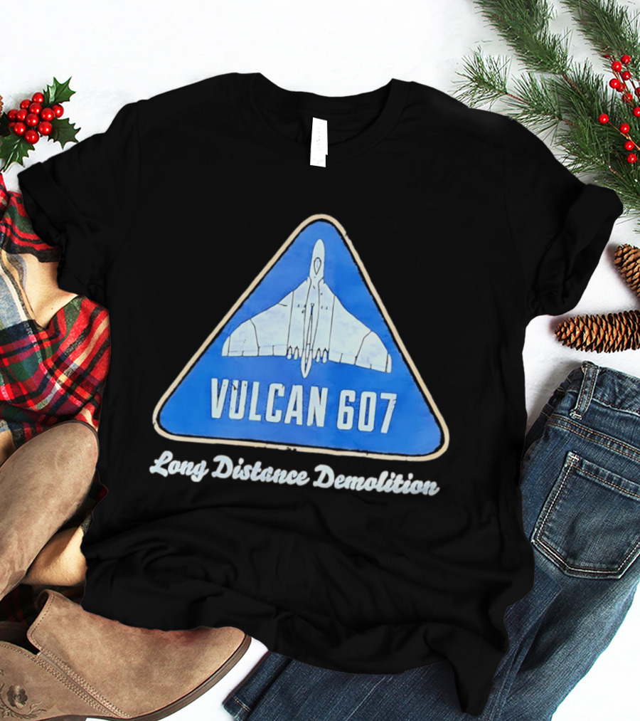 Vulcan 607 Long Distance Demolition Vintage Distressed T-Shirt