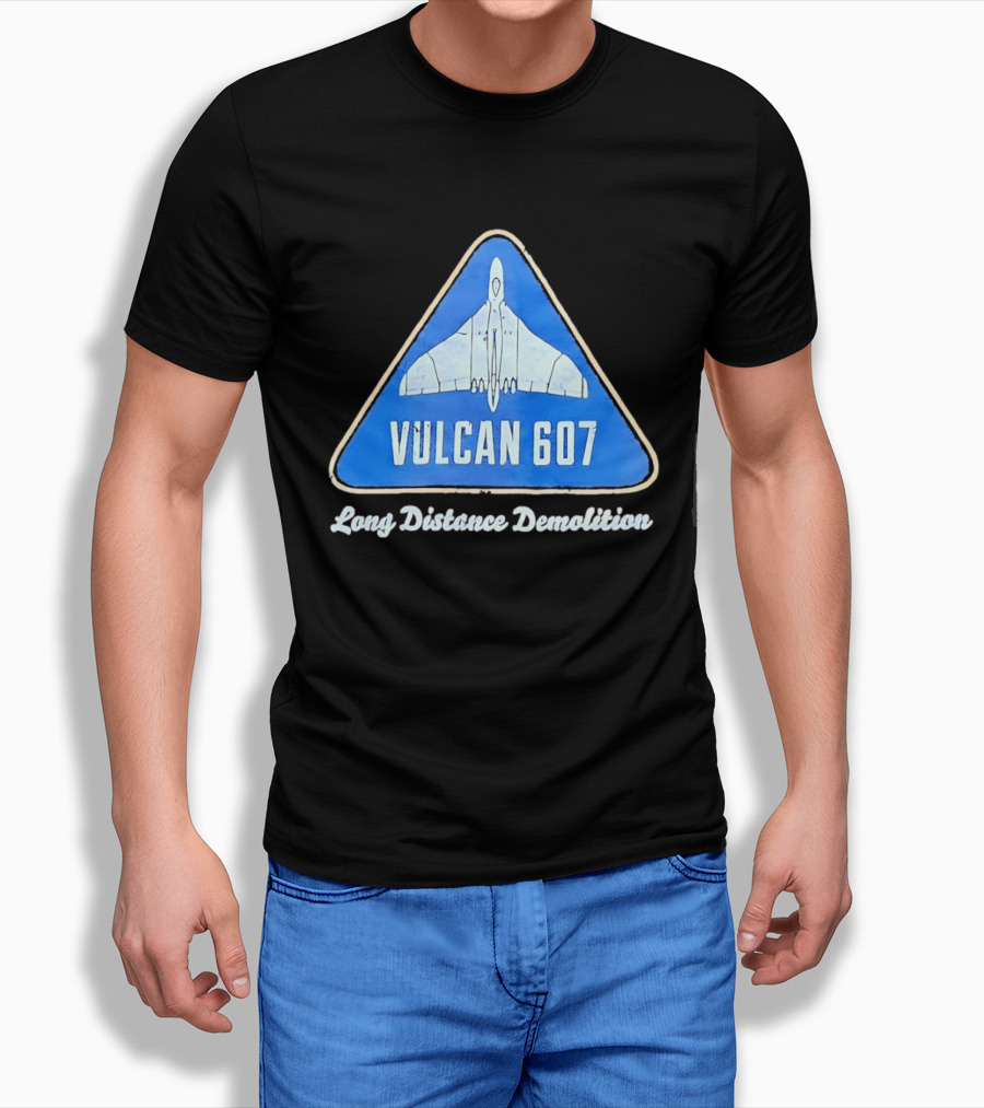 Vulcan 607 Long Distance Demolition Vintage Distressed T-Shirt