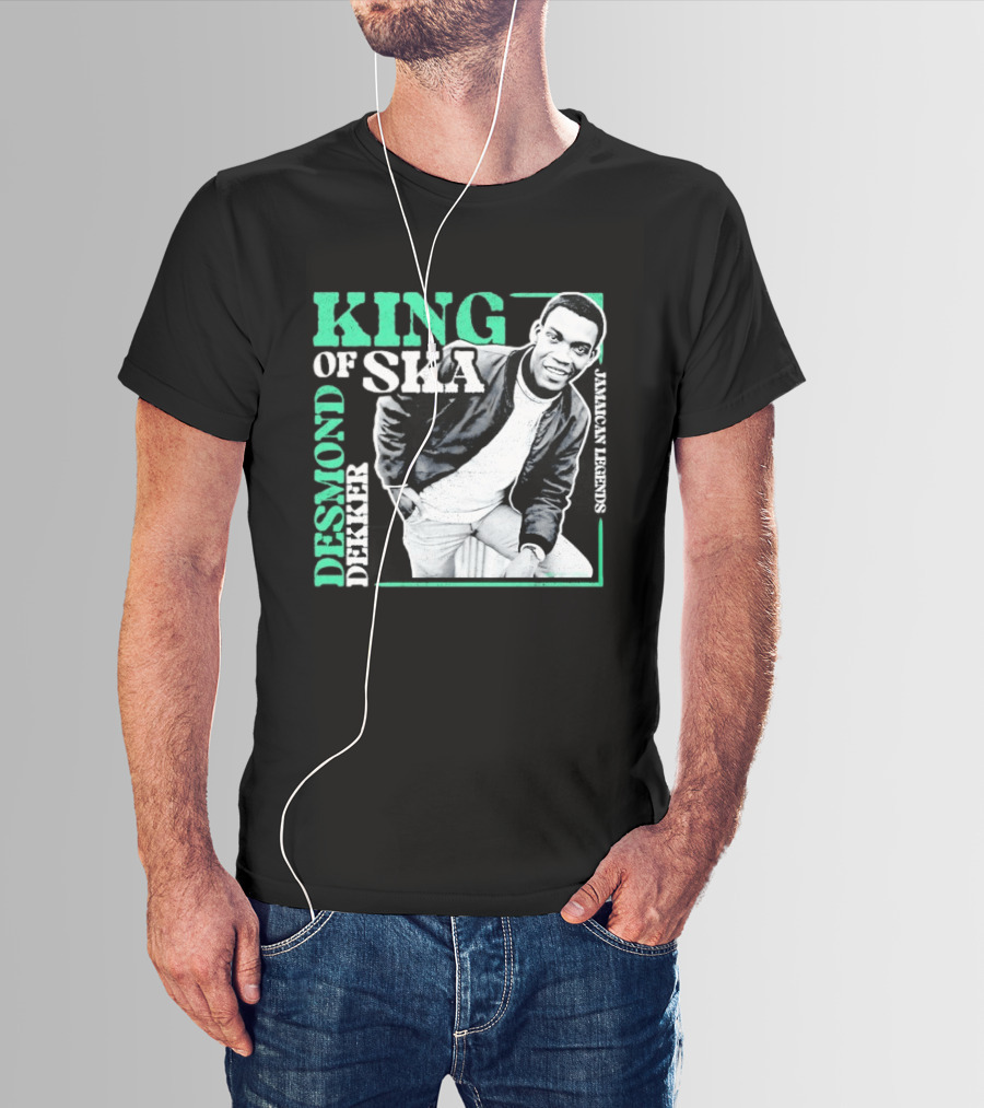 Desmond Dekker King Of Ska Jamaican Legends T-Shirt