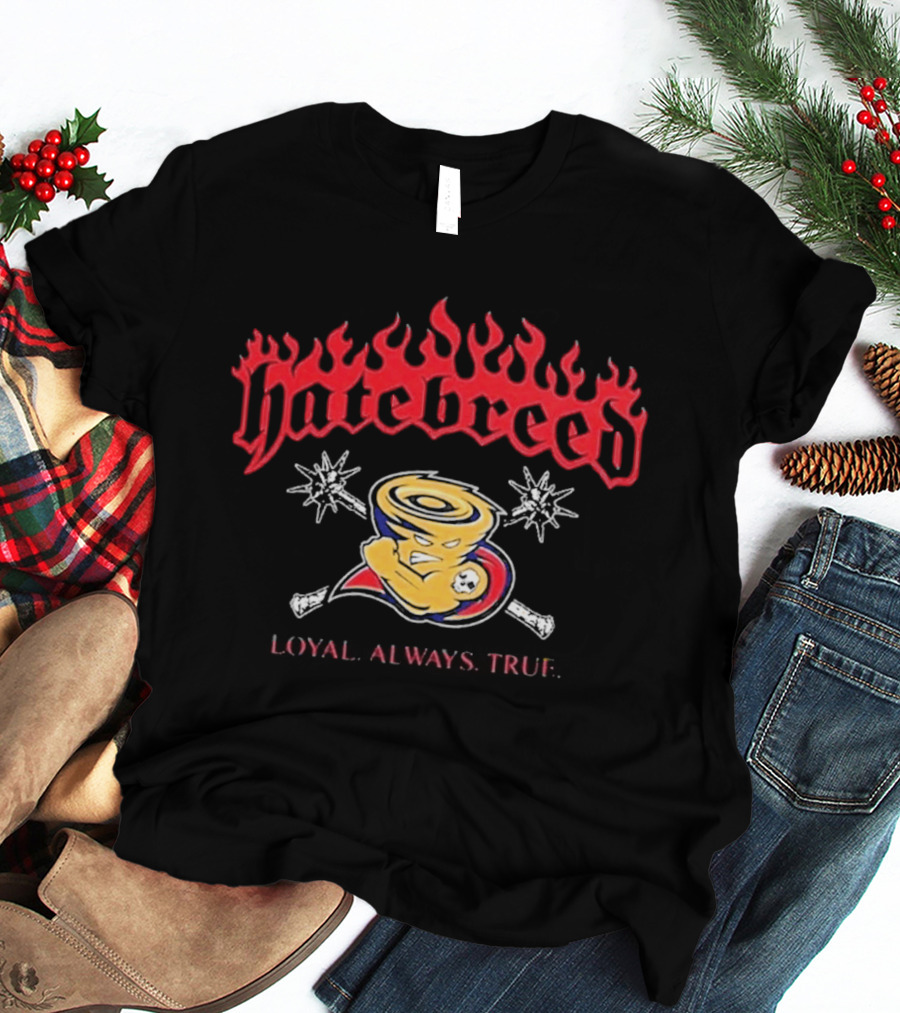Hatebreed The Summer Slaughter Tour 2026 Tulsa Oklahoma Cain's Ballroom July 12 Fierce Loyalty Loyal Always True T-Shirt