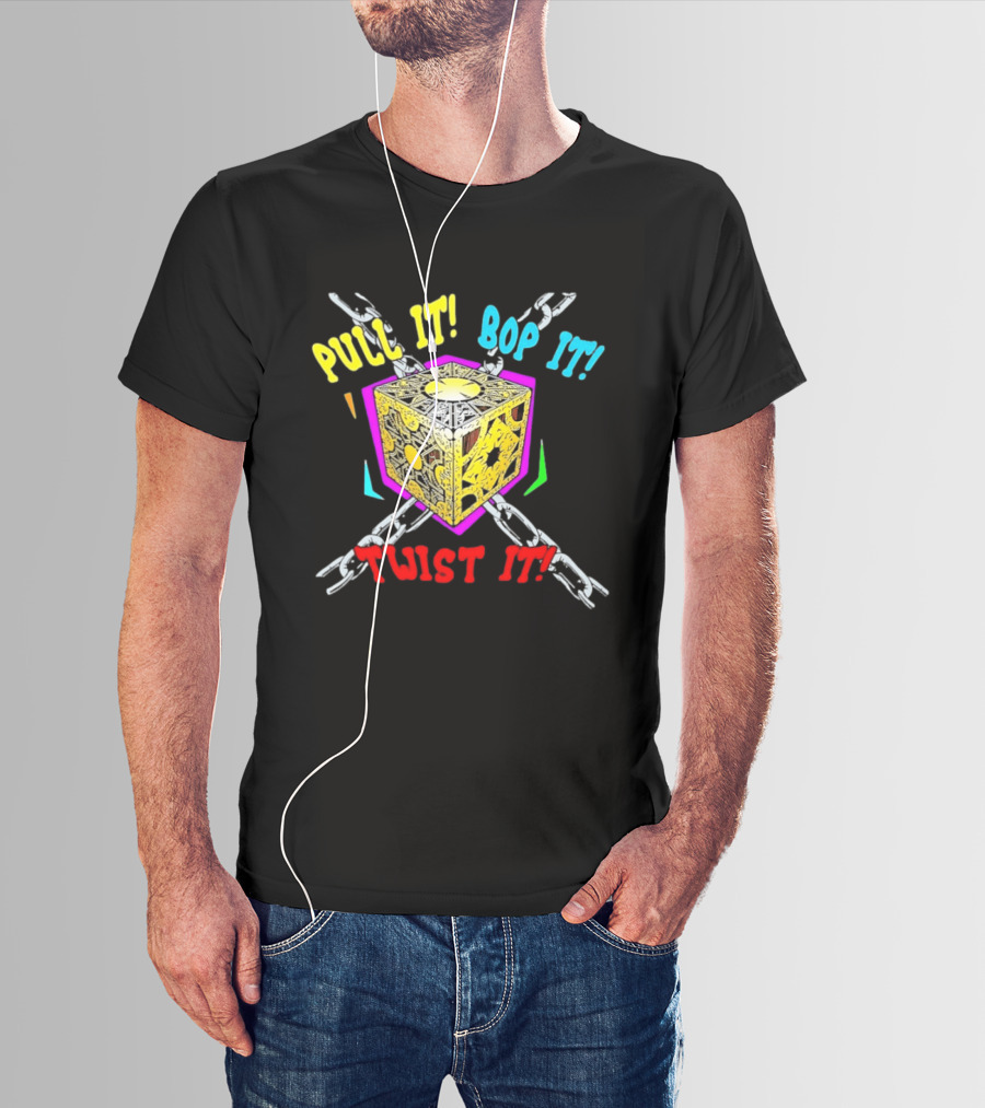 Lament Configuration Puzzle Box Pull It Bop It Twist It Chains Mashup T-Shirt