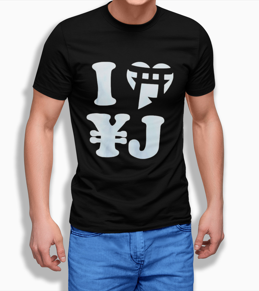 I Love Japan Yen Torii Gate Symbol Travel T-Shirt