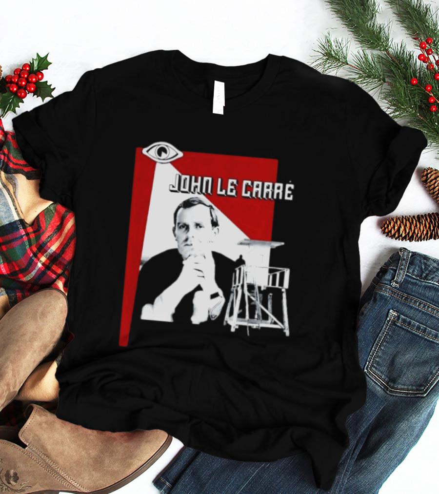 John Le Carré Spy Fiction Author Espionage Tower T-Shirt