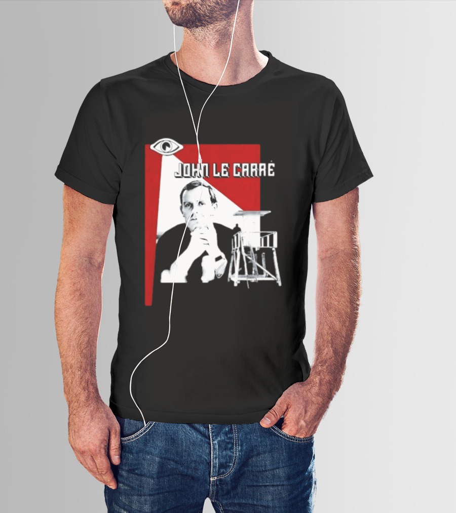 John Le Carré Spy Fiction Author Espionage Tower T-Shirt