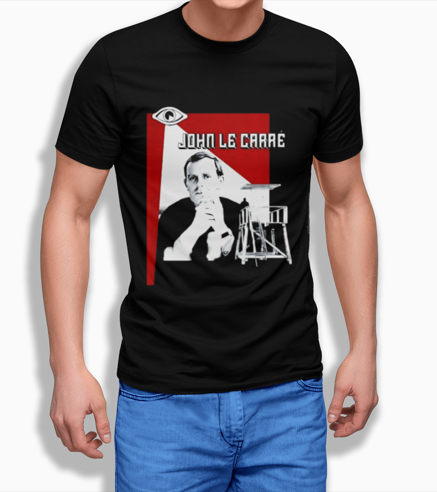 John Le Carré Spy Fiction Author Espionage Tower T-Shirt
