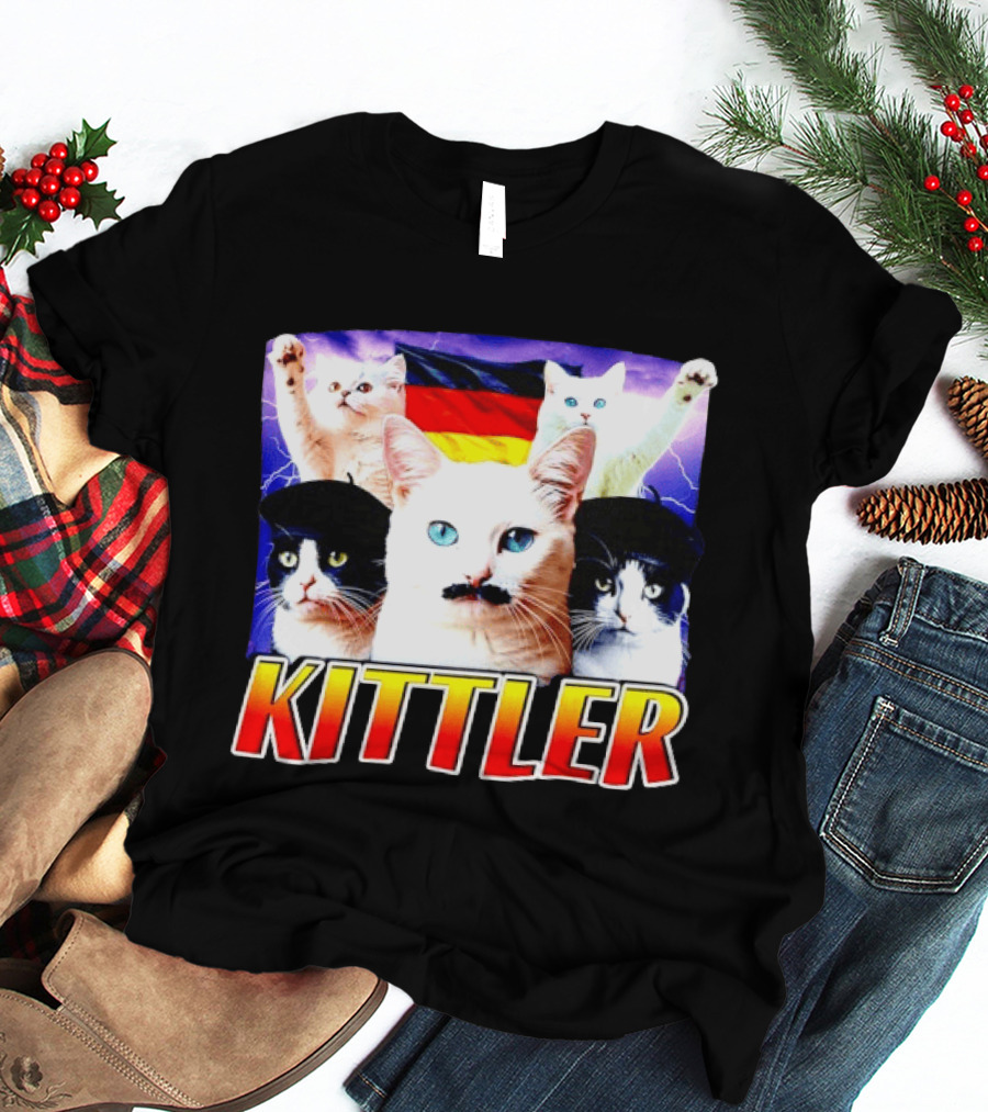 Kittler Cats With German Flag And Cats T-Shirt