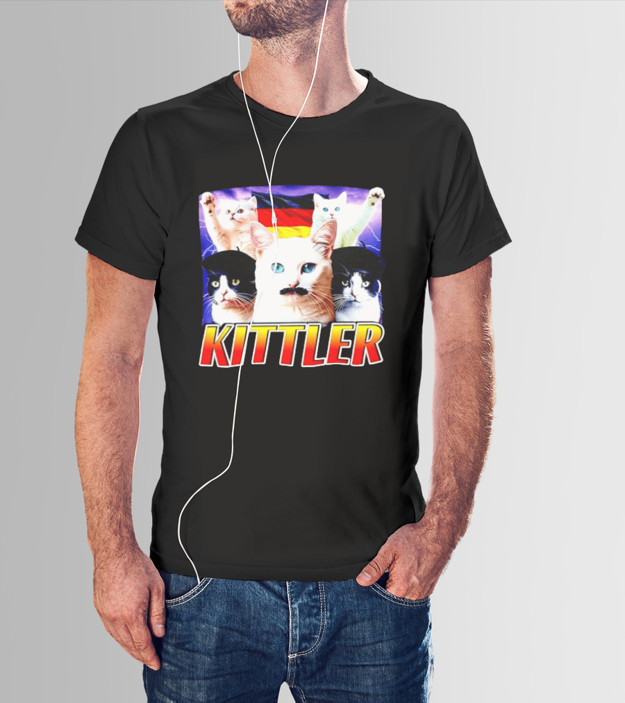 Kittler Cats With German Flag And Cats T-Shirt