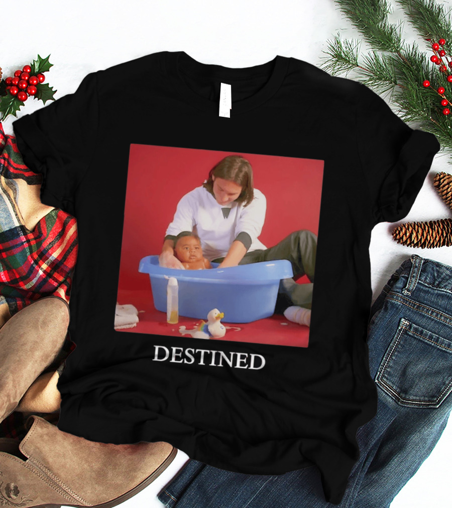 Lionel Messi Lamine Yamal Baby Bath Destined T-Shirt