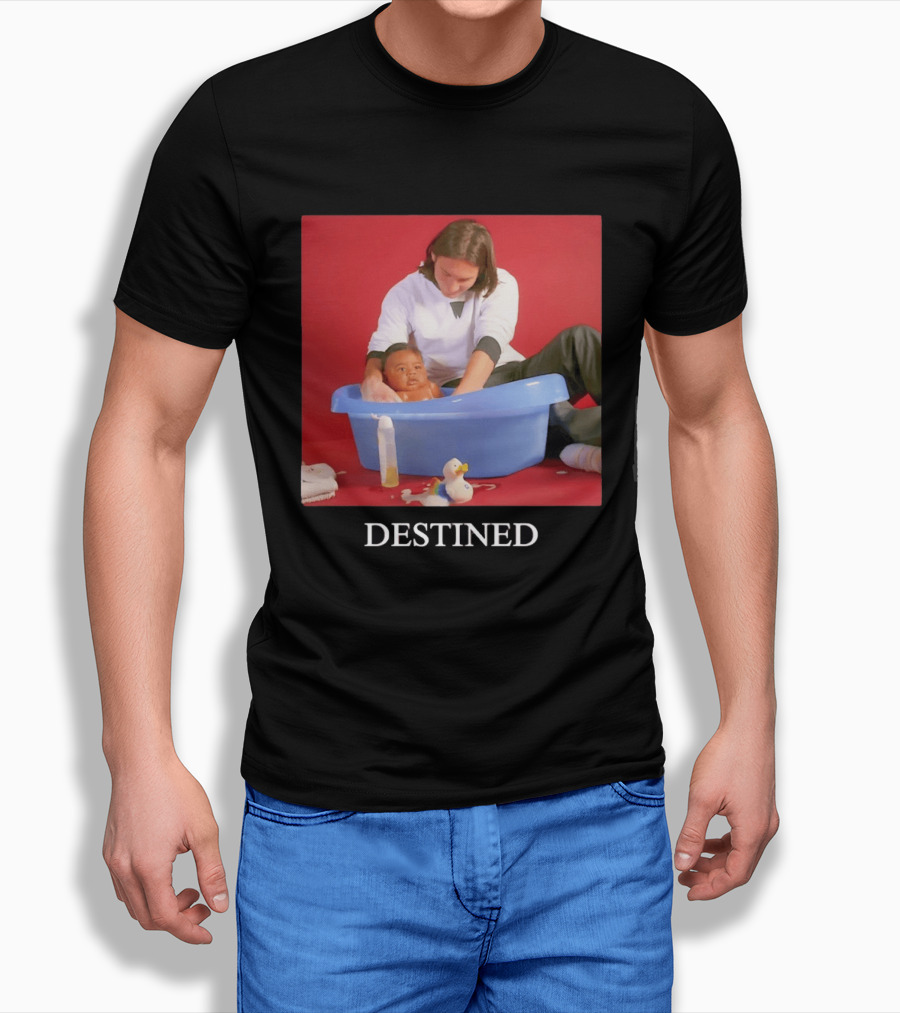 Lionel Messi Lamine Yamal Baby Bath Destined T-Shirt