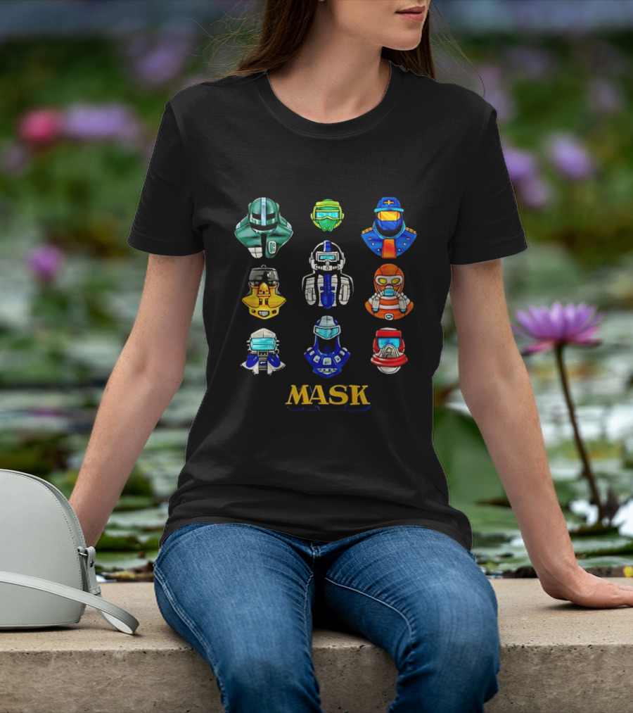 MASK Helmet 80s Cartoon Matt Trakker Iconic Collection T-Shirt