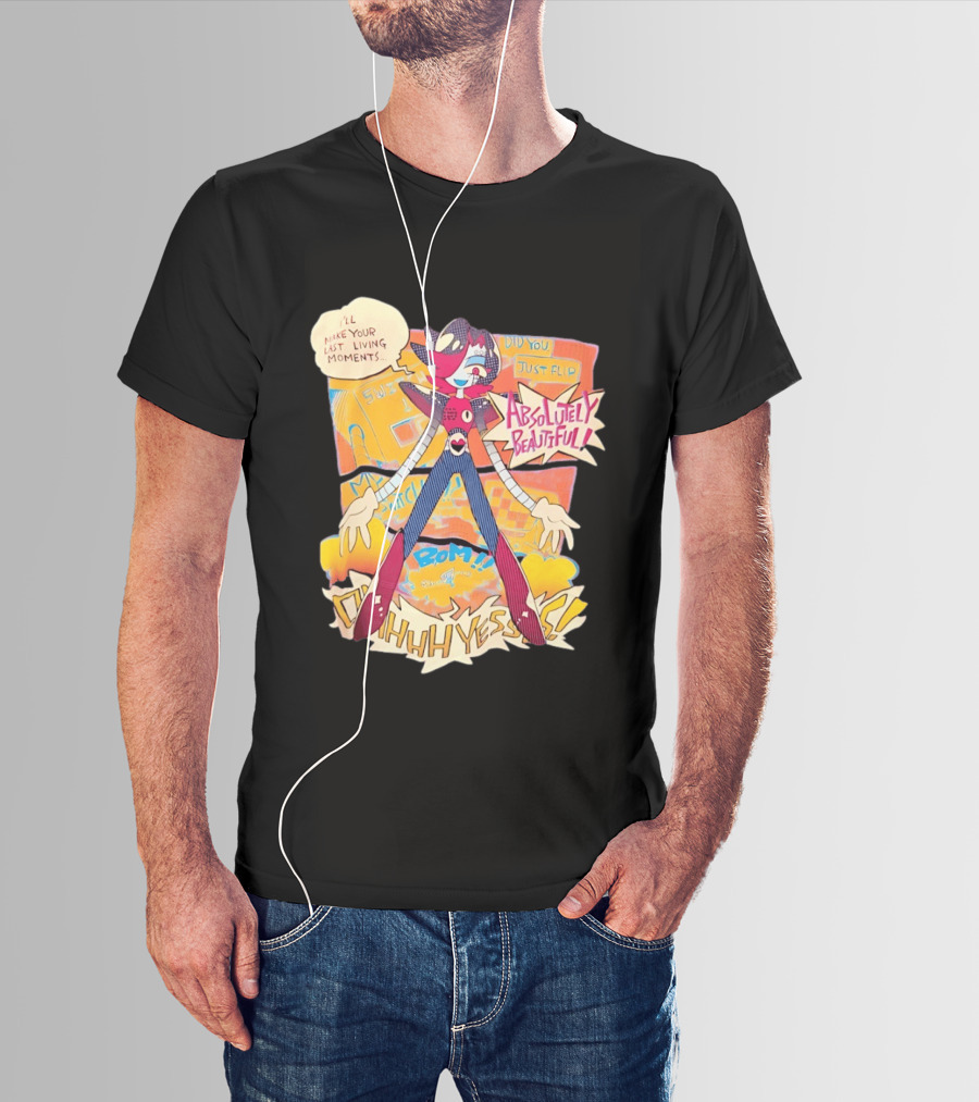 Mettaton Absolutely Beautiful Ohhhh Yesses Undertale Video Game T-Shirt