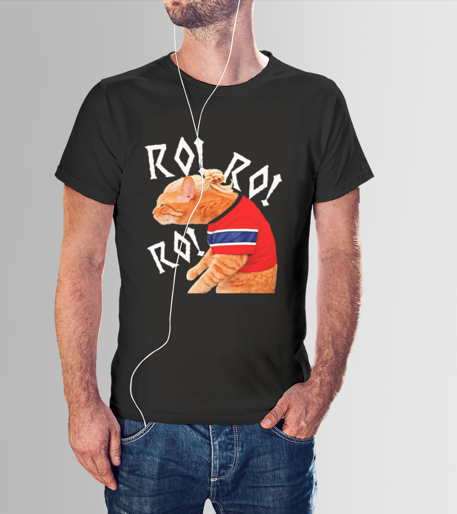 Ro Ro Ro Norwegian Cat El Michi Meme Norway T-Shirt