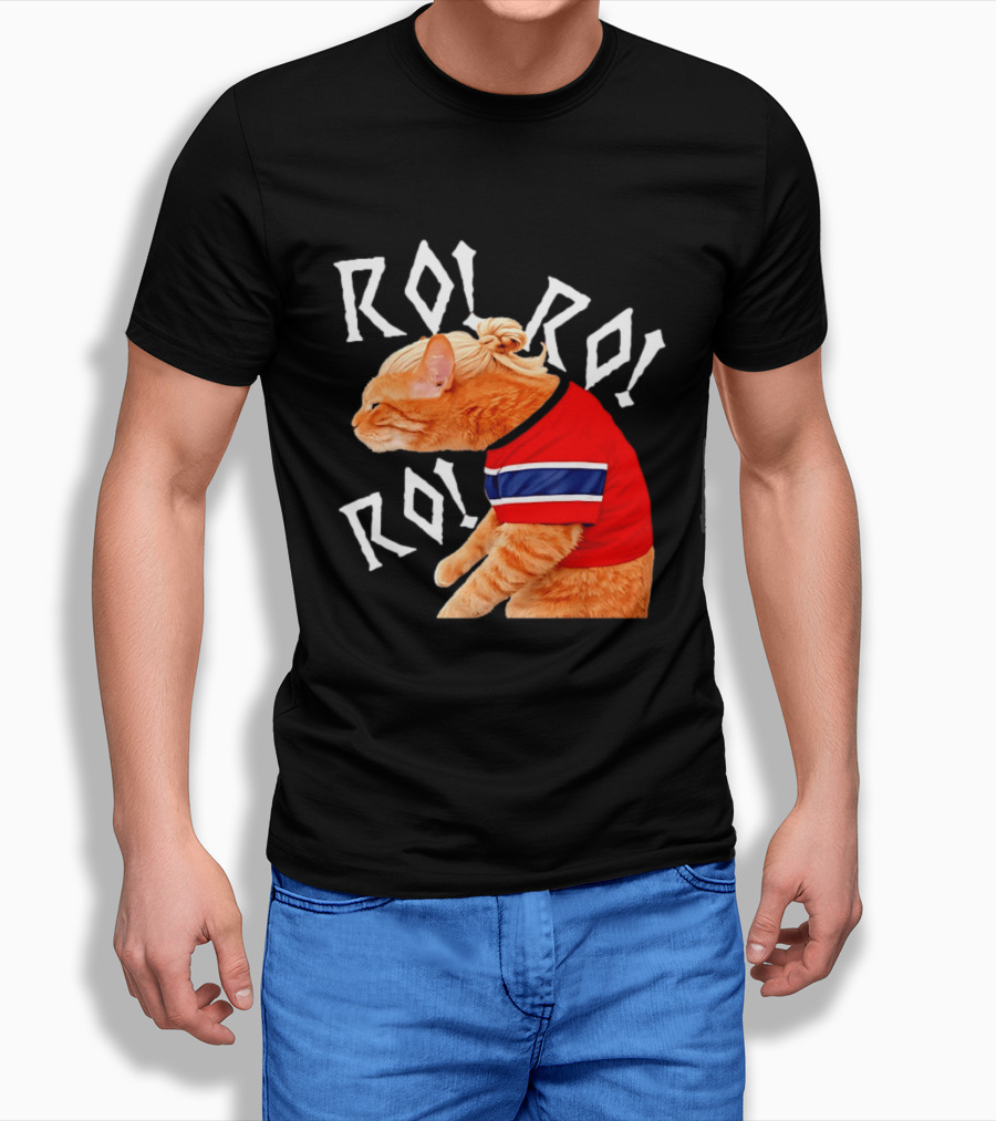 Ro Ro Ro Norwegian Cat El Michi Meme Norway T-Shirt