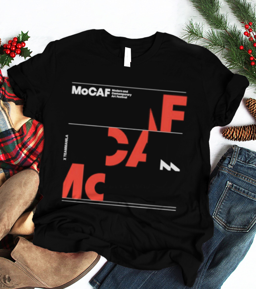 MoCAF Modern Contemporary Festival TeamManila Collaboration T-Shirt