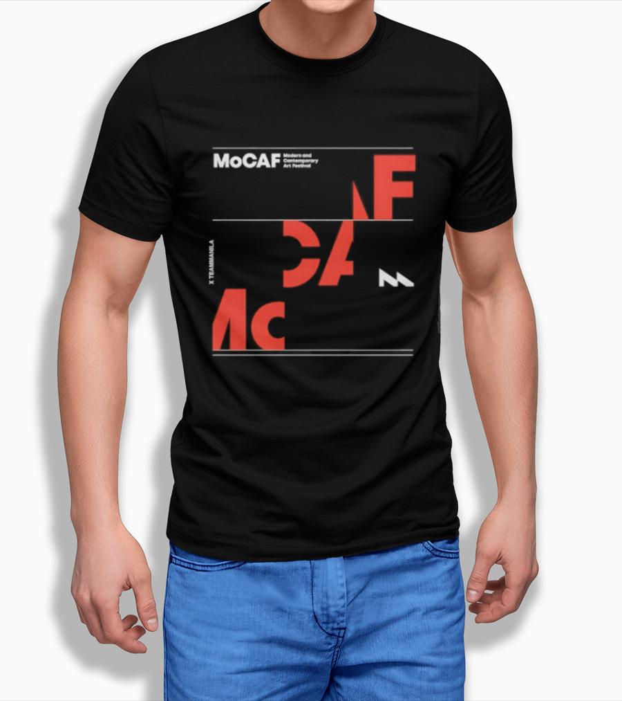 MoCAF Modern Contemporary Festival TeamManila Collaboration T-Shirt