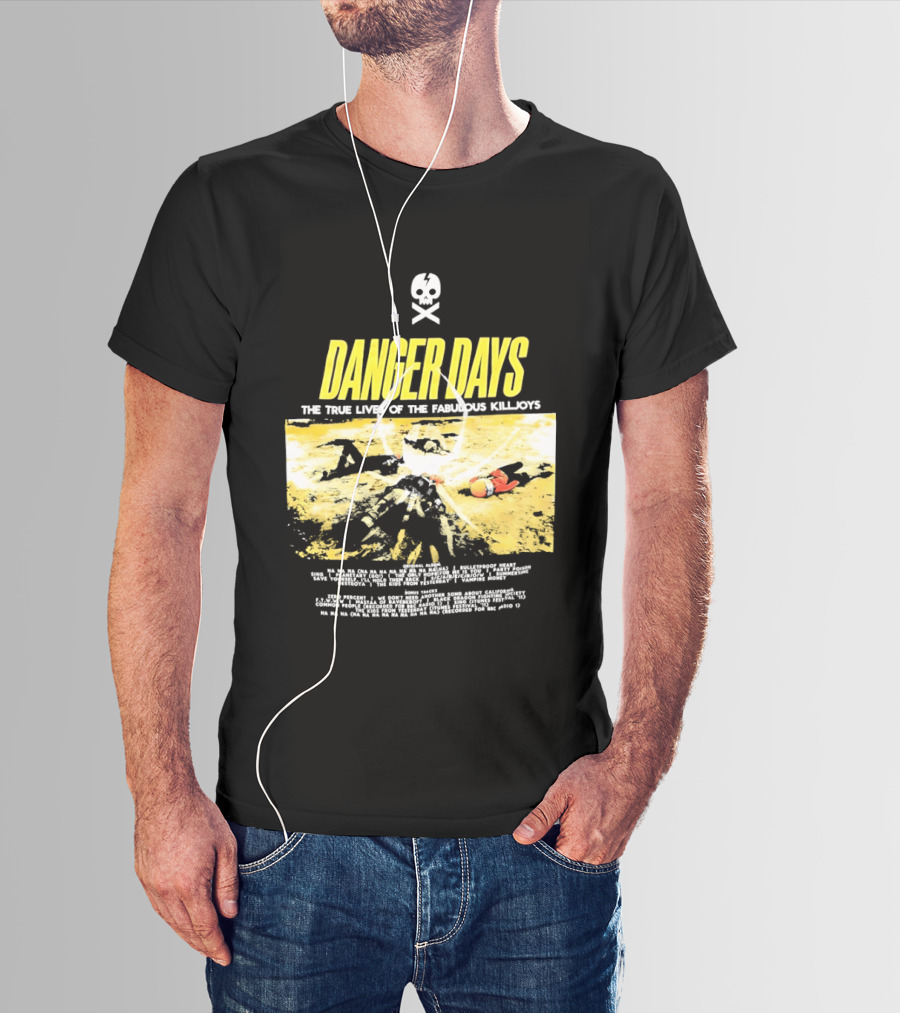 Danger Days The True Lives Of The Fabulous Killjoys Album Cover Art My Chemical Romance T-Shirt