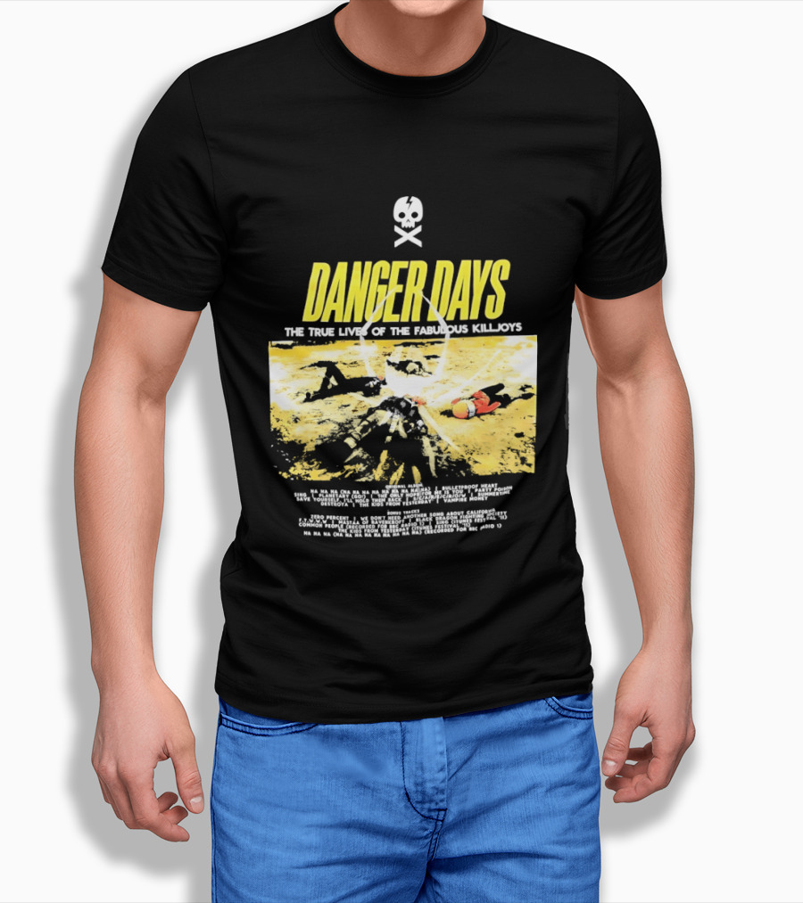 Danger Days The True Lives Of The Fabulous Killjoys Album Cover Art My Chemical Romance T-Shirt