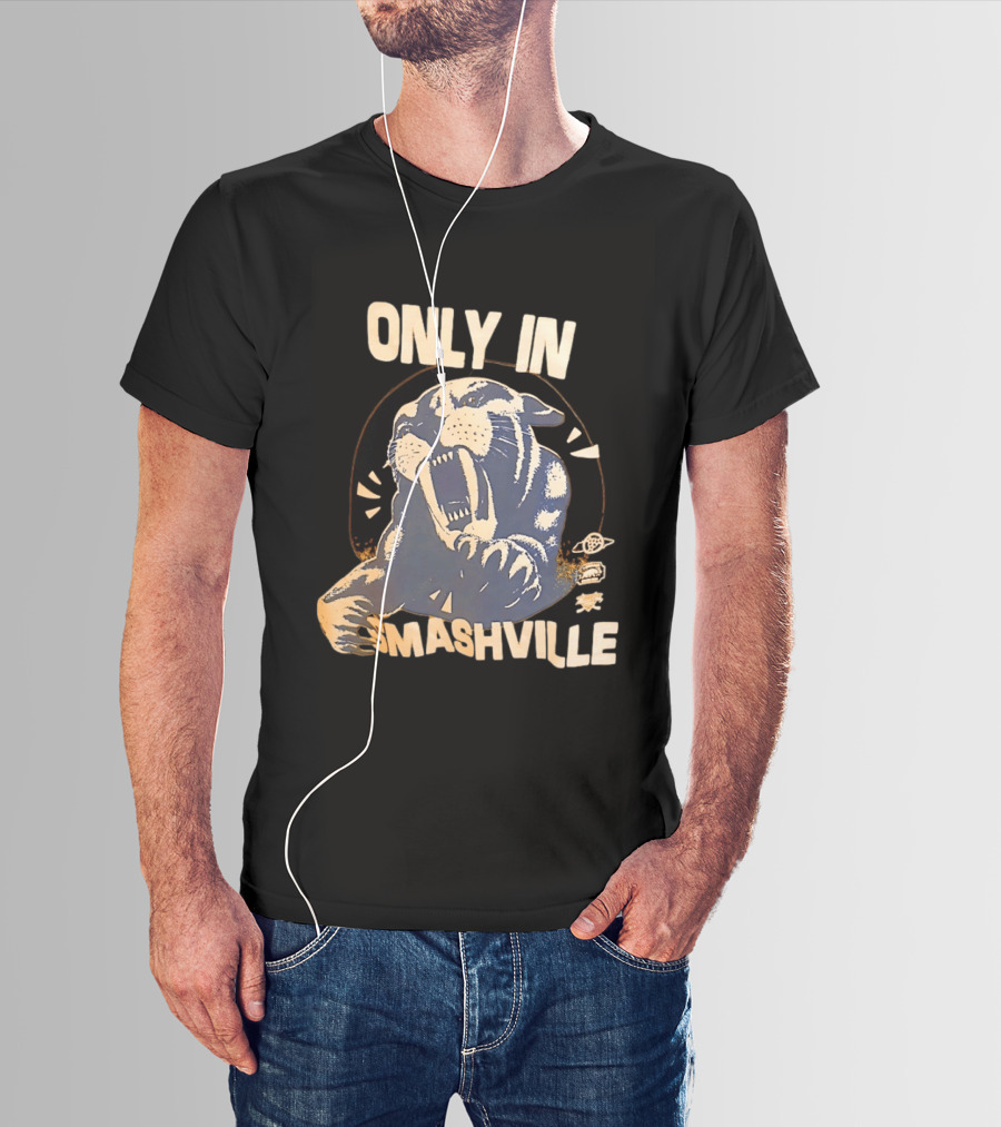 Only In Smashville Nashville Predators Fierce T-Shirt
