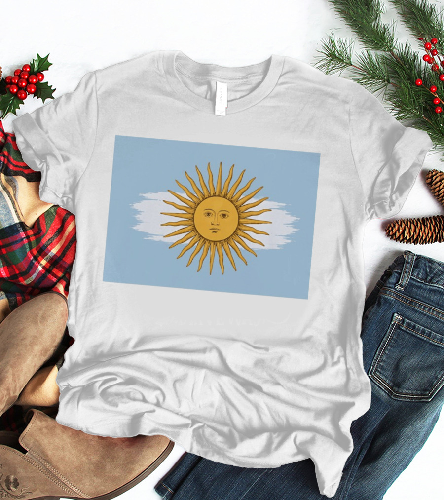 Argentina Sol De Mayo Sun Of May Flag T-Shirt