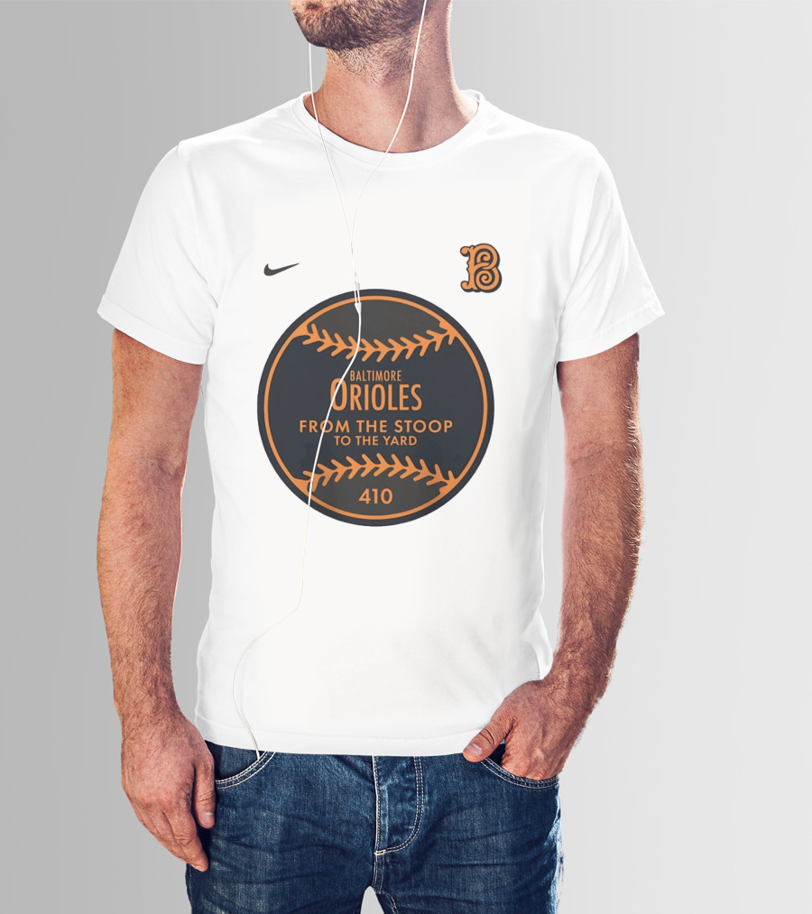 Baltimore Orioles From The Stoop To The Yard 410 Nike B T-Shirt