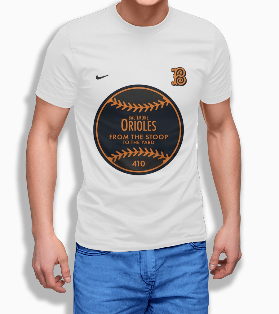 Baltimore Orioles From The Stoop To The Yard 410 Nike B T-Shirt