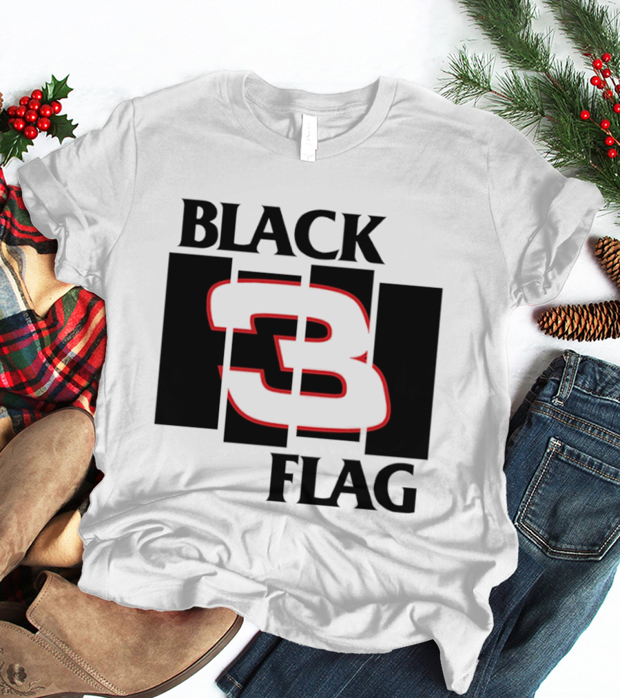 Black Flag 3 Hardcore Punk T-Shirt
