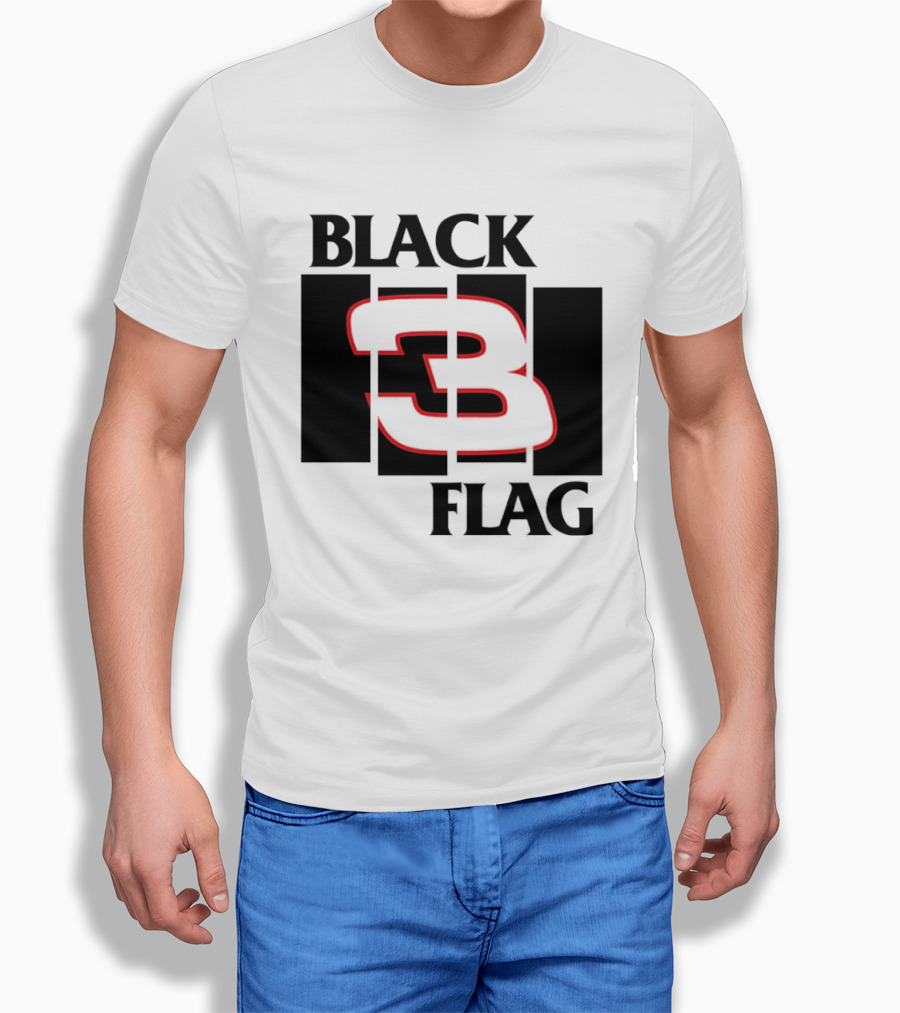Black Flag 3 Hardcore Punk T-Shirt