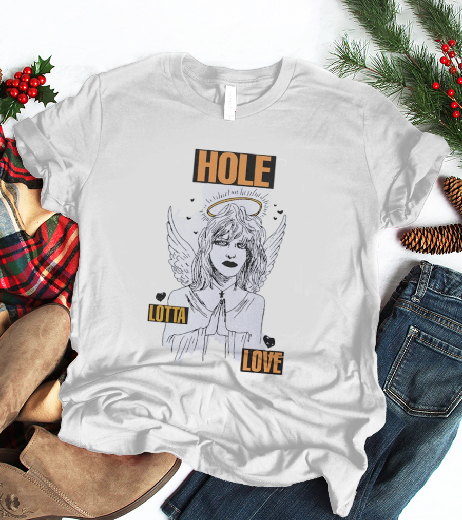 Hole Lotta Love Angel 90s Grunge Alternative Rock Fashion T-Shirt